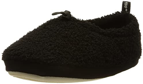flip*flop Damen homebooty Hausschuh, Black, 40 EU