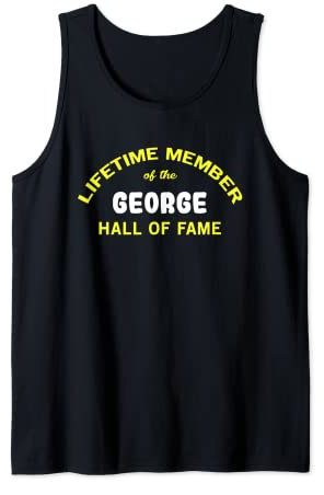 Herren George Hall of Fame Geschenk für Papa Bruder Cousin Freund Tank Top
