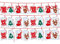 DFDGBD Bolsa de algodón con patrón de campana, bolsa de Navidad, decoración del hogar, mini huevos de Pascua (multicolor, talla única)