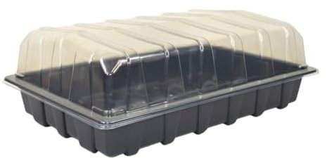 Nutley's Clear Plastic Full Size Seed Propagator Lid and Seed Tray Without Holes