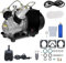 TUXING PCP Air Compressor 4500Psi/300Bar,Double Cylinder Diving Compressor,High Pressure Air Compressor Pump for Paintball Scuba Tank 220V (TXEDM041)