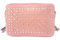 Michael Kors Jet Set Gro e verzierte Leder-Umh ngetasche, Ros /Gold, Rosa, Rosa