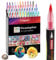 Acrylfarbe Stifte Ostereier zum bemalen-Acrylstifte für Steine Wasserfest 48Farben Acrylic Marker Set für Holz Rock,Keramik, Glas, Leinwand, Metall, DIY Kunsthandwerk