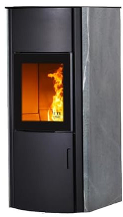 AUSTROFLAMM Pelletofen | Polly 2.0 | Specksteinverkleidung + WiFi | 7,5 kW
