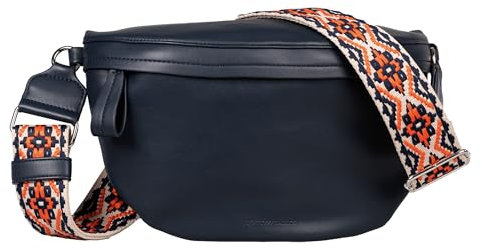 TOM TAILOR Palina Damen Gürteltasche Bauchtasche Klein Blau