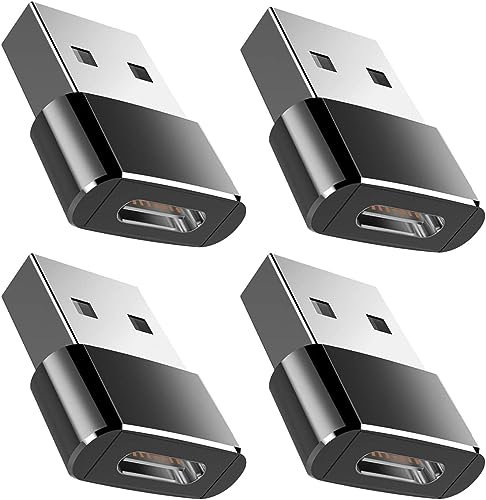 YAWALL USB C to USB Adapters USB C Female to USB Male Adapter High Stability Type C to USB A Converter Compatible with iPhone ，Samsung, Google Pixel, Huawei, MacBook Pro