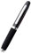 Kugelschreiber Kurz Parabolhe Mini-Kugelschreiber Schwarz Hochwertig Ergonomische Kugelschreiber mit Touchpen Kuli Metall Kugelschreiber Set für Büro und Haushalt (Schwarz)