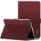 INFILAND Funda para Samsung Galaxy Tab A9 de 8,7 2023, funda ultrafina de piel sintética con soporte multiángulo para Galaxy Tab A9, color rojo