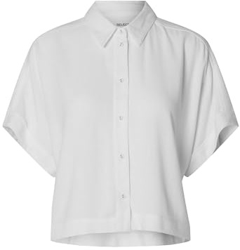 Slfviva Ss Cropped Shirt Noos