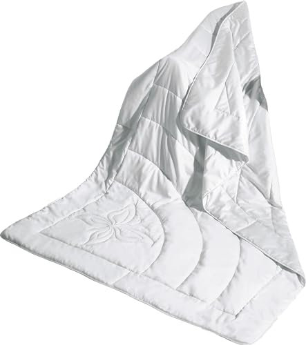 Erwin Müller Steppbett Punjab Wildseide Weiss Größe 155x200 cm