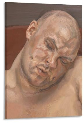 PURRCOCO Leigh Bowery Lucian Michael Freud Maler-Poster auf Leinwand, Kunstposter und Wandkunst, Bilddruck, moderne Familiendekoration, Poster, 60 x 90 cm