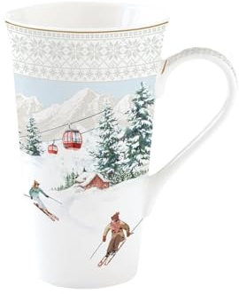 Easy Life Set mit 1 Riesen-Tasse, 600 ml, aus Porzellan