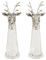 Mud Pie Salz und Pfeffer aus Metall, Hirsch, 15,2 x 4,5 cm Durchmesser, silberfarben