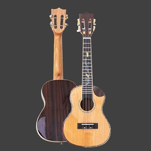 23 Zoll Red Pine Redwood Glossy Solid Board Ukulele Gitarreninstrument
