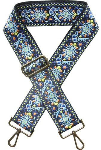Xundefeng 5cm Breiter Boho Damen Taschengurt Handbag Straps für Taschen Taschengurte zum Wechseln Schulterriemen W