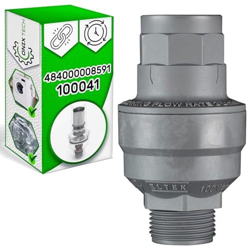 Aquastop Ventil für Waschmaschine und Geschirrspülers mit Original Code 100041 für Eltek 484000008591 C00380127 für Bauknecht für Ignis für Whirlpool für Indesit - Garantie 5 Jahre - ONIX TECH