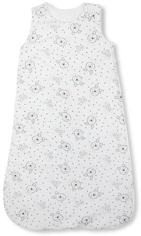 Baby Character Sleeping Bags Winter 2.5 Tog Cartoon 100% Cotton 0-24M Boys Girls (DS43 WTP Dot Pooh - 12/18M)