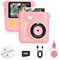 Riosin Kids Instant Print Camera, Kids Camera for Boys Girls with 32GB Card, 3 Rolls Print Paper, 1080P HD Digital Video Cameras, Christmas Birthday Gifts Toys for 3-12 Years Old Kid (Pink)