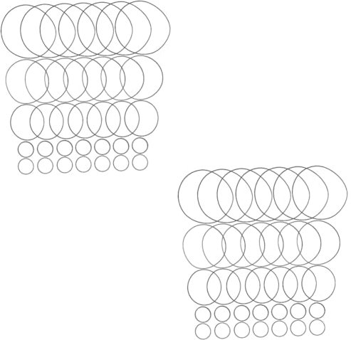 CONGARTENO 100stücke Kassettendeck Gummiriemen Für Recorder-Reparatur Quadratische Antriebsriemen Für Kassettenrekorder DVD-Player Und Mehr Langlebig Und Flexibel