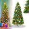 XINZI Premium Künstlicher Weihnachtsbaum 210 cm mit Beleuchtung – Lebensechter Tannenbaum Künstlich mit dichtem Nadelwerk aus PVC+PE-Mix, mit Metallständer, Christbaum für Weihnachtsdekoration