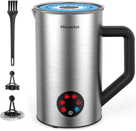 Morpilot Espumador de leche eléctrico 6 en 1, 150-350 ml