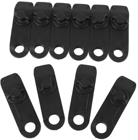 10 Stück Planen-Clips, Robuste Kunststoff-Zelt-Clips, Pool-Abdeckungs-Clips für Camping, Markisen, Vordächer, Autoplanen