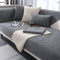Sofabezug, Non Slip Sofa Cover Couchbezug l Form Sofa Überzug 2 3 4 Sitzer Sofaschoner rutschfest Überzug Sofa Ecksofa Sofaschutz Couchschoner Katze/Hunde(Grau, 70x150cm)