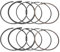 Kit de 2 segments de piston de 68 mm for tondeuse à gazon à essence Honda GX160 GX 160 5,5 HP GX200 6,5 HP 168