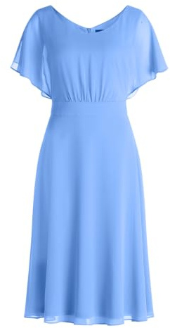 Vera Mont Damen Cocktailkleid Kurzarm 48, Paris Blue