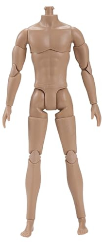 Syglawnd Actionfiguren-Körper, Actionfigur im Maßstab 1:6, mehrgelenkiger, beweglicher männlicher Muskelkörper für die Schaupuppen-Sammlung, Medium