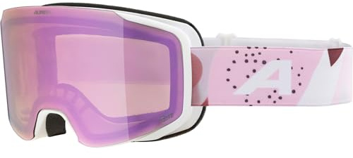 ALPINA TAOS Q-LITE - verspiegelte, kontrastverstärkende Skibrille mit 100% UV-Schutz, für Erwachsene