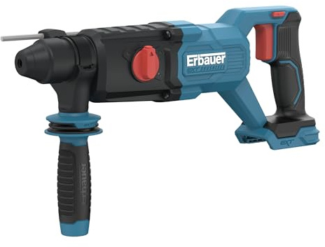 Erbauer Perforateur SDS Plus Sans Fil 18V 2,6J | ERI1079SDS, Sans charbon, 4 Fonctions