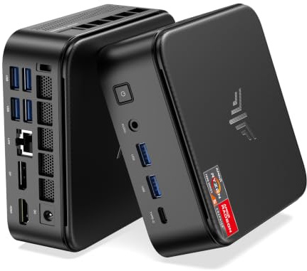 NiPoGi E3B Mini PC, ΑΜD Ryzen 5 7530U(4,5GHz), 16 Go LPDDR4X & 1 to SSD
