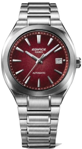 Casio Edifice Montre automatique pour homme | Acier, boîtier 38 mm, poli, CA.EFK-200D-4AER