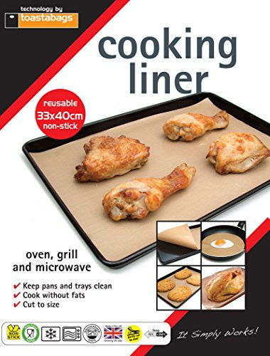 Toastabags Cooking Liner 33x40cm Non-Stick Reusable Sheet Pan for Grill and Microwave