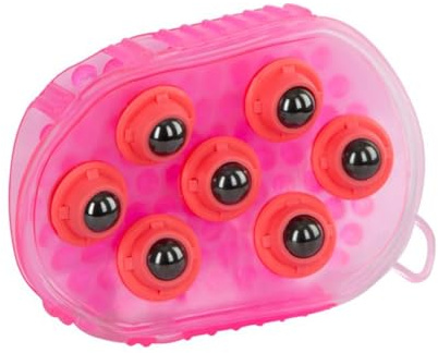 Kerbl Magnet-Massage-Striegel rosa