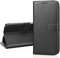 Compatibile con HUAWEI Y6 (2019) / MRD-LX1F DUAL Custodia per Honor 8A COVER per Huawei Y6S case FLIP LIBRO stand GEL silicone TPU eco pelle protezione PORTAFOGLIO MAGNETICA porta carte (nero)