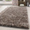 HomebyHome Shaggy Teppich Läufer Flur 80 x 150 cm - Hochflor Wohnzimmerteppich Mehrfarbig Extra Weich und Flauschig - Bettvorleger Teppiche für Schlafzimmer - Waschbarer Küchenläufer - Carpet, Halı