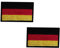 HCS Deutschland Flagge Patch 5 x 3 cm Deutschland Stoff-Patch für Bundeswehr Dienstgradschlaufe