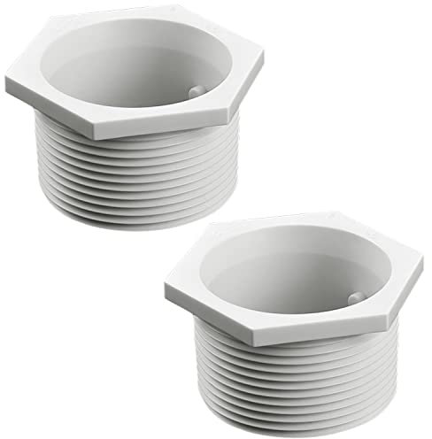 Funmit 6-500-00 Lot de 2 raccords muraux universels (UWF) de rechange pour nettoyeur de piscine automatique Po.laris 180 280 Tank Trax 360 380 3900 Sport et 480 Pro