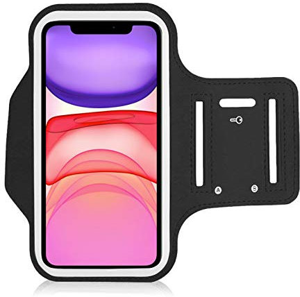 Pro_Gadgets_LTD Armband Case For iPhone 6 / 6S / 7/8 / SE 2020 / X/XS / 11 Pro - for Running, Biking, Hiking, Walking and other Sports (Black)