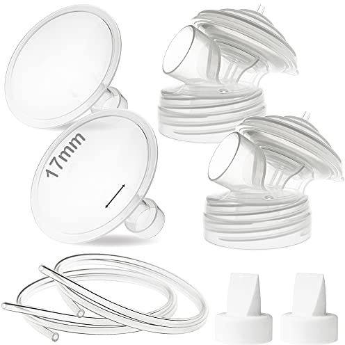 GentleFit Pumpenteile kompatibel mit Spectra S1 Spectra S2 Pumpen, 17 mm, kein Original Spectra Pumpen-Teile, ersetzt Spectra S2 Zubehör und Spectra Flansch Entenschnabelventil Rückflussschutz