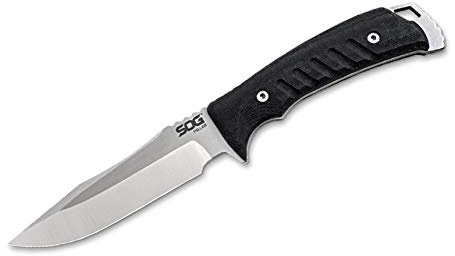 SOG 02SG027 Unisex – Erwachsene Pillar Feststehendes Messer, Schwarz, 25,1 cm