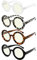 Eyekepper 4er Pack Stilvolle Blaulichtfilter Brille - Mode Runde Computerbrille für Damen