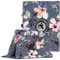 Fintie Funda Giratoria Compatible con iPad Pro 12.9 (Versión 2017/2015) - Rotación de 360 Grados Carcasa con Función de Soporte y Auto-Reposo/Activación, Hibisco