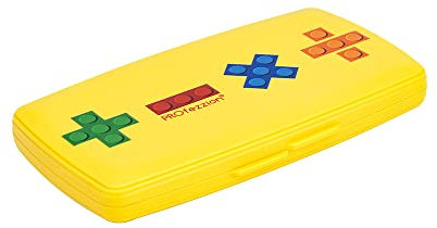 PROfezzion 36 Slots Supports de Stockage de Cartes de Jeu Portable Switch Game Catridge Case pour 12 x NS (Nintendo Switch Game Cards) + 24 x TF (Micro SD SDHC SDXC), Jaune