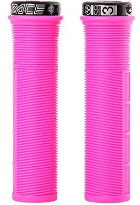 SB3 - Race Lock on Grips - Griffe für Fahrrad, ideal für das Laufen - ultradünnes Design - extrem leicht - hohe Festigkeit - hervorragender Halt - Rosa/Schwarz