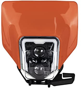 Motorrad Scheinwerfer Halterung Rohr Schelle Motorrad Enduro Scheinwerfer Für Husqvarna TE TC FE 250 300 Scheinwerfer Konvexe Linse Motocross Verkleidung Dirt Bike Zubehör ( Farbe : B , Größe : 1 UK