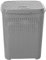URBNLIVING 45L Plastic Rattan Dirty Laundry Clothes Washing Bin Basket Storage Organiser (Grey)