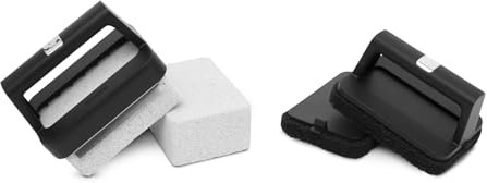 Weber 3400022 Kit de Nettoyage pour Plaque de Cuisson 6 pièces, Noir